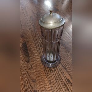 Vintage Soda Fountain Straw Dispenser.